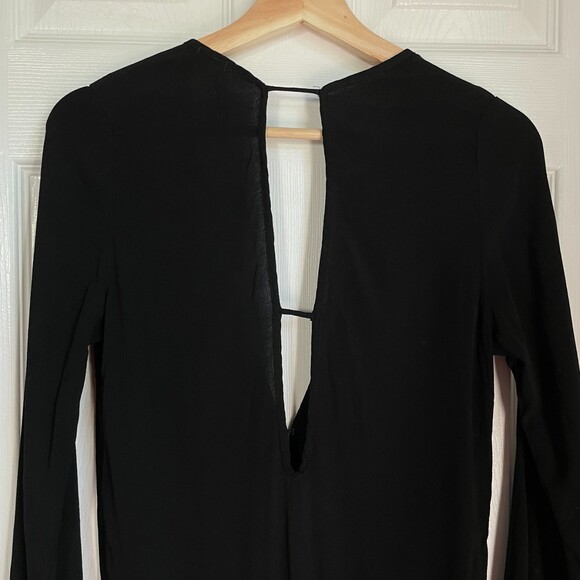 NWT Monrow black long sleeve romper jumpsuit - Picture 2 of 9